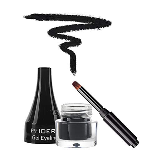 Colorful Eyeliner Gel Nibito Magnetic Eyeliner Liquid Liner Chunky Look,Waterproof and Smudge Resistant,Blue Black White and Neutral,Intense Pigment for Party Evening Stage and Daily Use