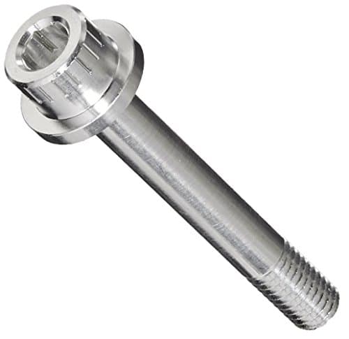 Aluminum Prairie Bolt, Plain Finish, Flange Socket Cap Head, Hex Socket Drive, 3/8"-16 Thread Size, 0.375" Shoulder Diameter, 1-7/8" Grip Length, Made in US (Pack of 1)