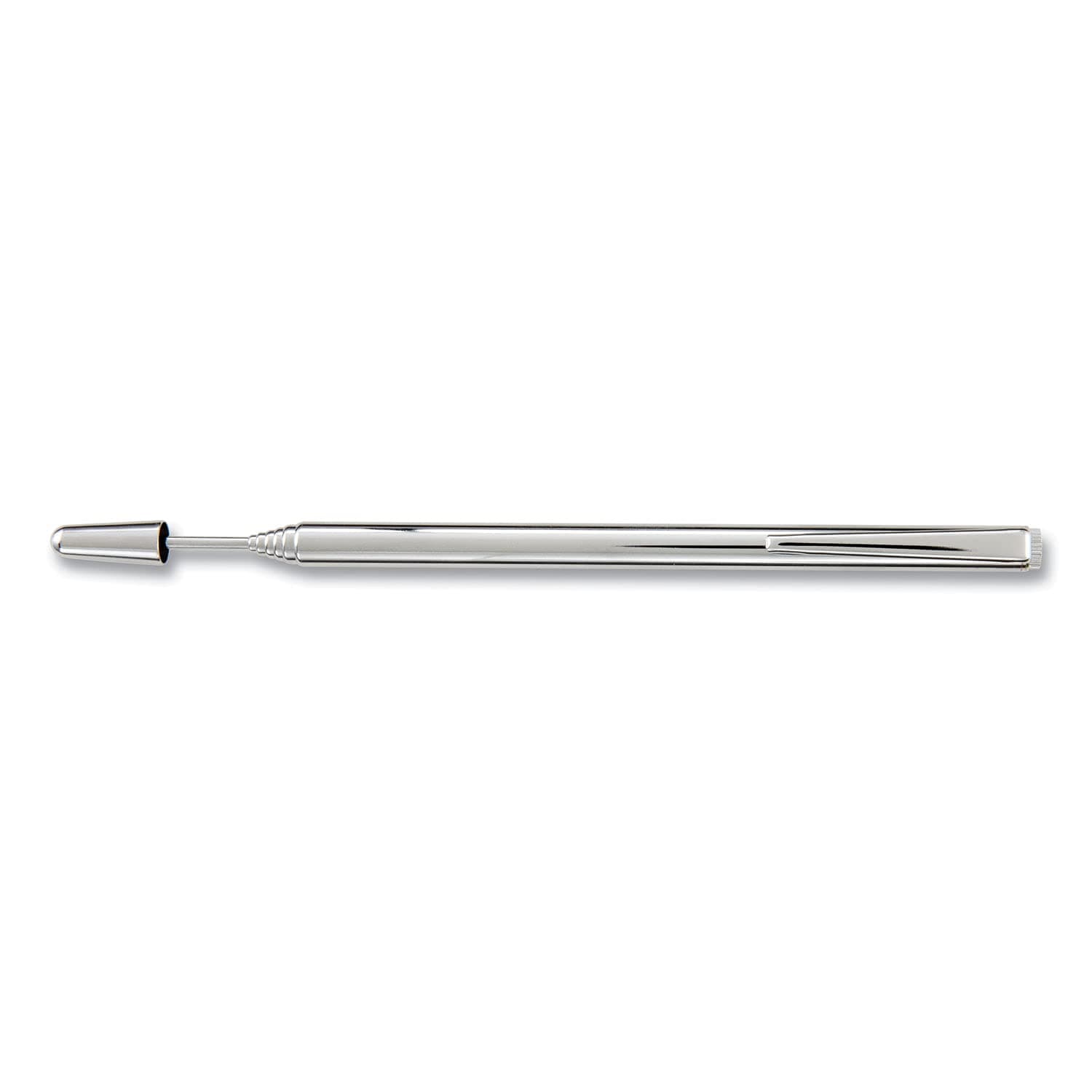 Quartet Pointer Stick Teacher Pointer Extendable to 24.5" Telescoping with Clip, Poket Size, Chrome Finish (V18001)