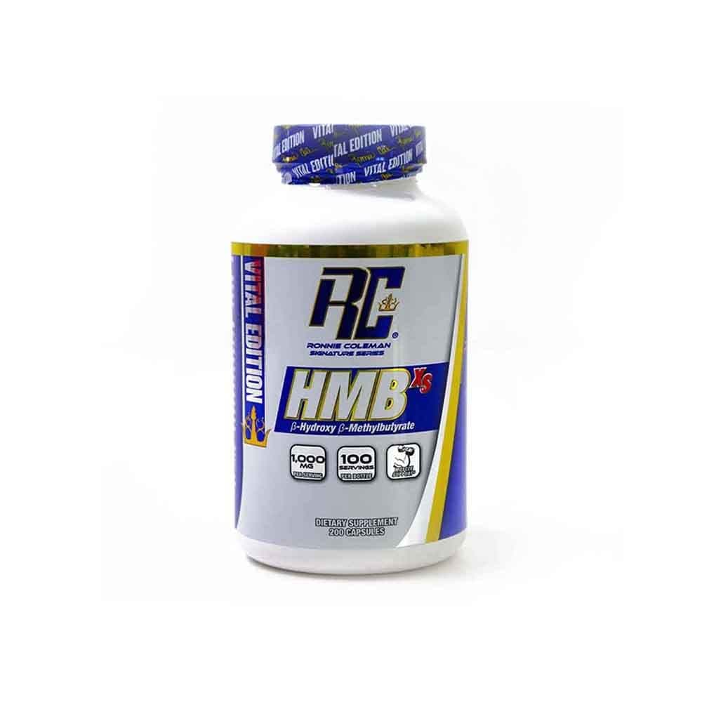 R & C Ronnie Coleman- HmbXS Muscle Support Capsules, Dietary Supplement- 200 Capsules
