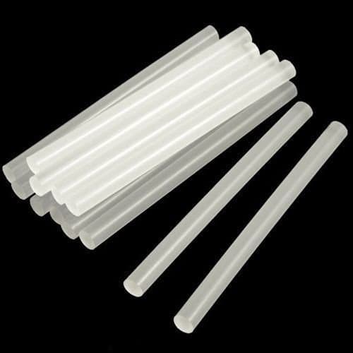 Glue Gun Sticks Adhesives Hot Melt Mini Glue Gun Stick Clear White Art Glues Pastes Craft For Glue Gun 0.27inch x 4inch 1 Pack of 12Pcs