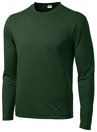 Opna Men's Long Sleeve Moisture Wicking Athletic Shirts