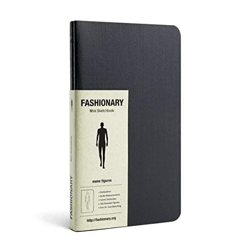 Fashionary Mini Mens Sketchbook A6 (Set of 3) Paperback – 7 Jan. 2015
