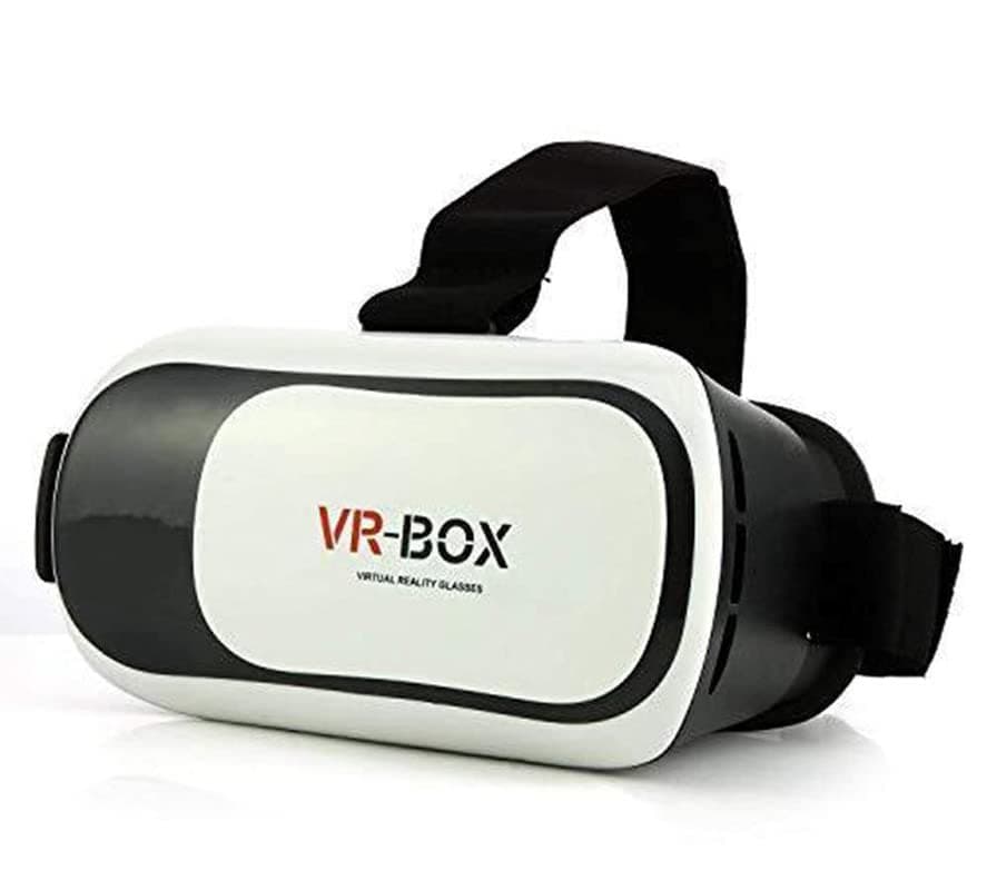 The Vertual Box |Virtual Reality Headset| 3D Glasses Headset |VR Set Box | Enjoy Metaverse Gaming 42 mm Diameter Spherical Resin Lens Material, T-Shaped Straps Make The VR Set Box Adjustable (VR Set)