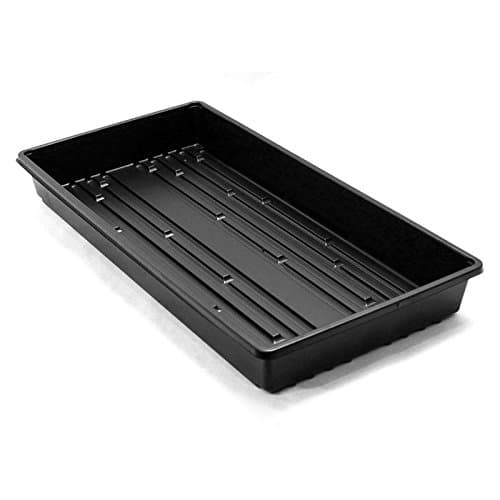 5 Growing Trays (No Drain Holes)11" W x 21.37" L x 2.44" Deep- Don't settle for flimsy trays,Hydroponics trays or Soil, Microgreens tray and more