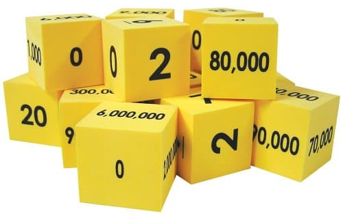 Crystal Springs Books Place Value Cubes, Singapore Math (402641)