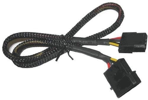 4-Pin Male to Femal Molex Sleeved Power Extension Cable - 48 inches, for Case Fan