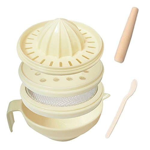 Grinder Set Kitchen Manual Fruits Mill Bowl Applicable To A Variety Of Food Grinding, Easy Eat The Baby.multi-function