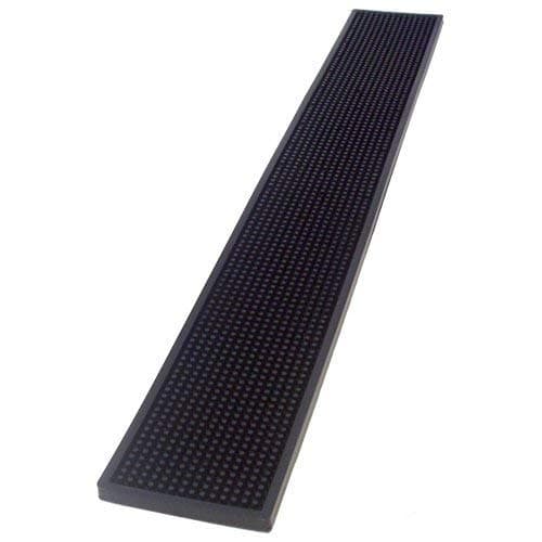 BAR MAT/MAT Rubber Rests Glasses from Bench, 70x10 cm, Nero, B008, Nero