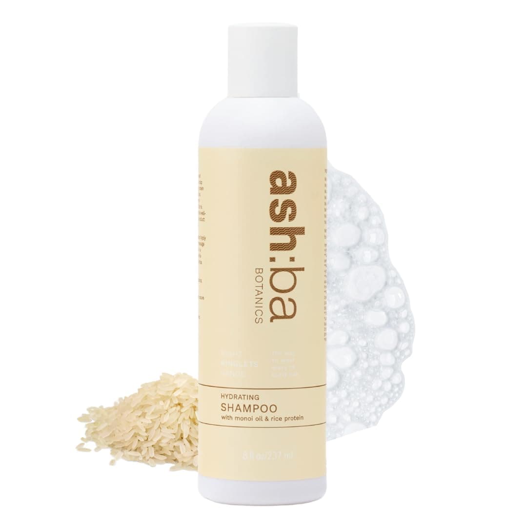 Hydrating Shampoo For Dry & Dehydrated Hair| Mildly Cleanses, Soothes Scalp With Green Tea Extract, Shea Butter | Hair Shampoo for Curly Hair | For Men & Women, Sulphate Free - 8 Fl Oz