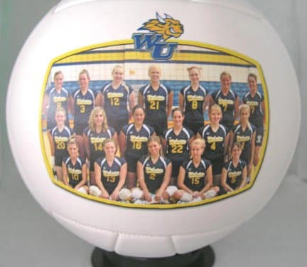 "NORTHERN ILLINOIS Fans - Huskies Volleyball – Create YOUR personal fan ball, we can print your favorite photo, graphic, and text message on our signature balls in FULL color.