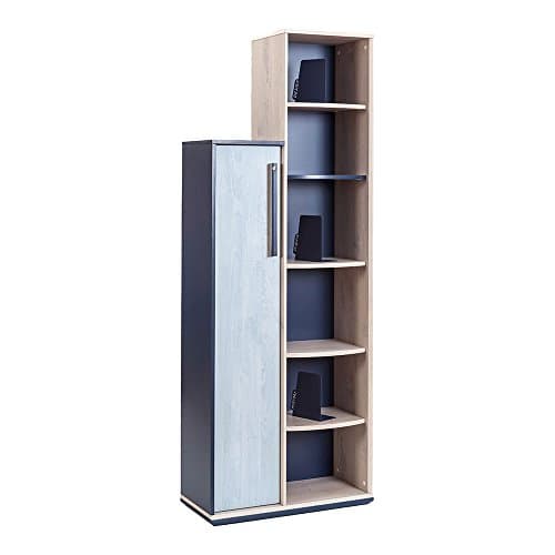 Cilek Trio Bookcase, Light Gray