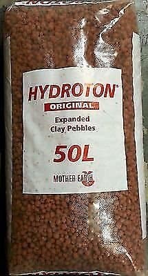 New Mother Earth Hydroton 50L Bag Explosive Growth Clay Rock Pebbles Hydropon...