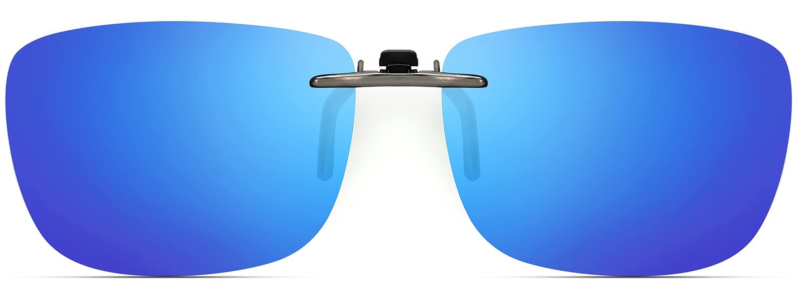 Polarized Clip On Sunglasses Over Prescription Glasses Men Women Compact Fit Non-Flip Up