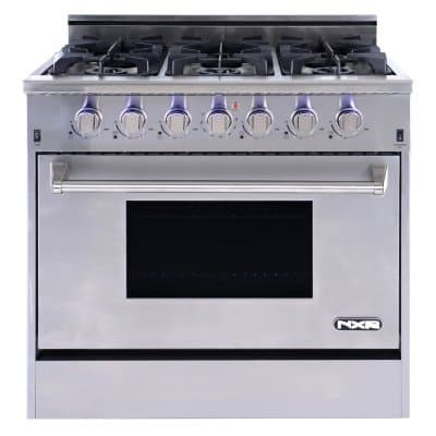 NXR Elite Stainless-Steel 36" Gas Range with Convection Oven