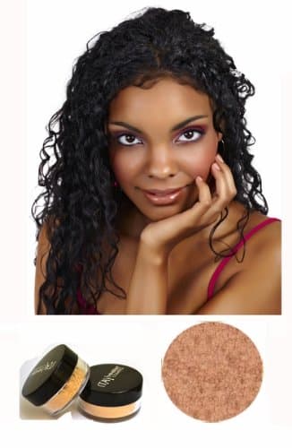 ITAY Beauty All-Natural Pressed Mineral Eye Shadows in Caribbean Samba+Sample Sized Foundation In Your Color (MF-8 Marrochino)