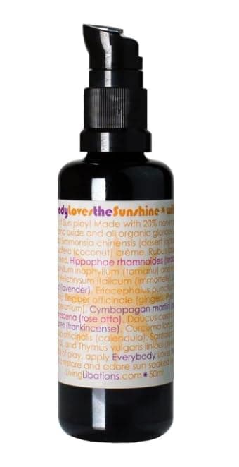 Organic Everybody Loves The Sunshine Body Lotion With Zinc | Natural, Plant-Based, Clean Beauty (1.7 fl oz| 50 ml)