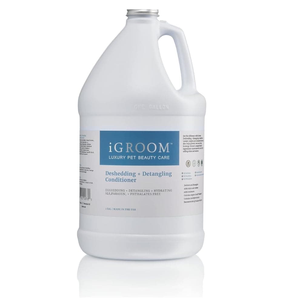 Deshedding & Detangling Dog Conditioner, Luxury Pet Beauty Care, Loosen Tangles + Unwanted Undercoat, Adds Shine + Volume, Made in USA (1 GAL)