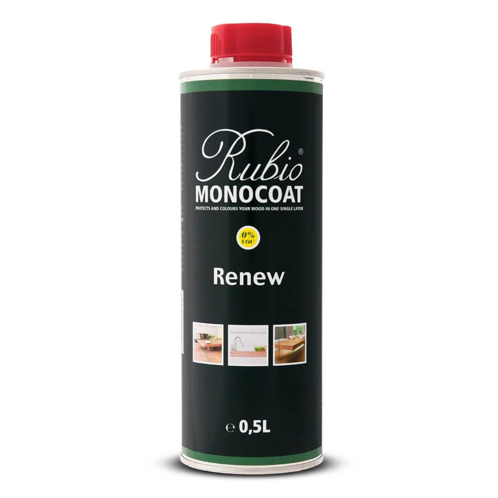 Rubio Monocoat Renew, 500 ft² | Clear Wood Maintenance Treatment for Indoor Use | Protection for Wooden Floors & Surfaces Treated with Oil Plus 2C | 0.5 Liter