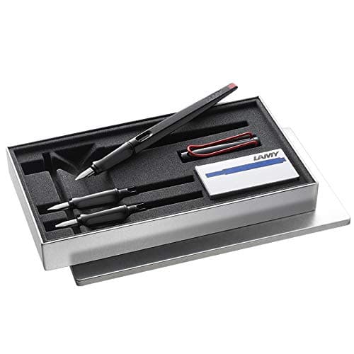LAMY Joy Calligraphy Set in Black with Blue Ink Cartridges