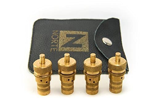 GoNorte Adjustable Tire Deflators - Heavy Duty Solid Brass (Set of 4)
