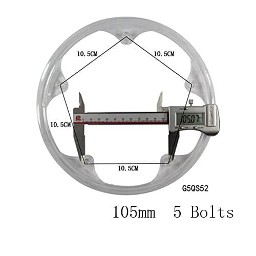 Daiky Bike Chainring Sprockets Cranksets Guard Protector 52t 5 Bolts 105mm Bk32