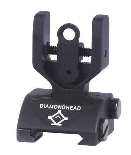 Diamondhead USA Rear Combat Sight (Upper Narrow Classic "Goal Post"), Black