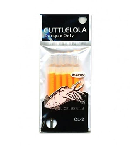 cuttlelola dotspen, Spare Set of 5 Cartridges yellow