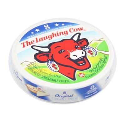 Creamy Swiss Spreadable Cheese Wedges by Laughing Cow