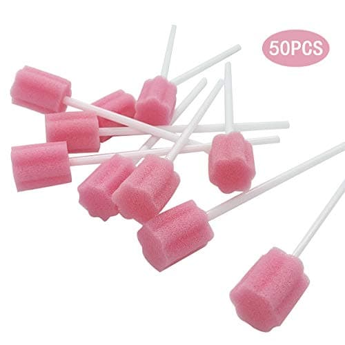 Disposable cleaning swabs - Pink 50 count