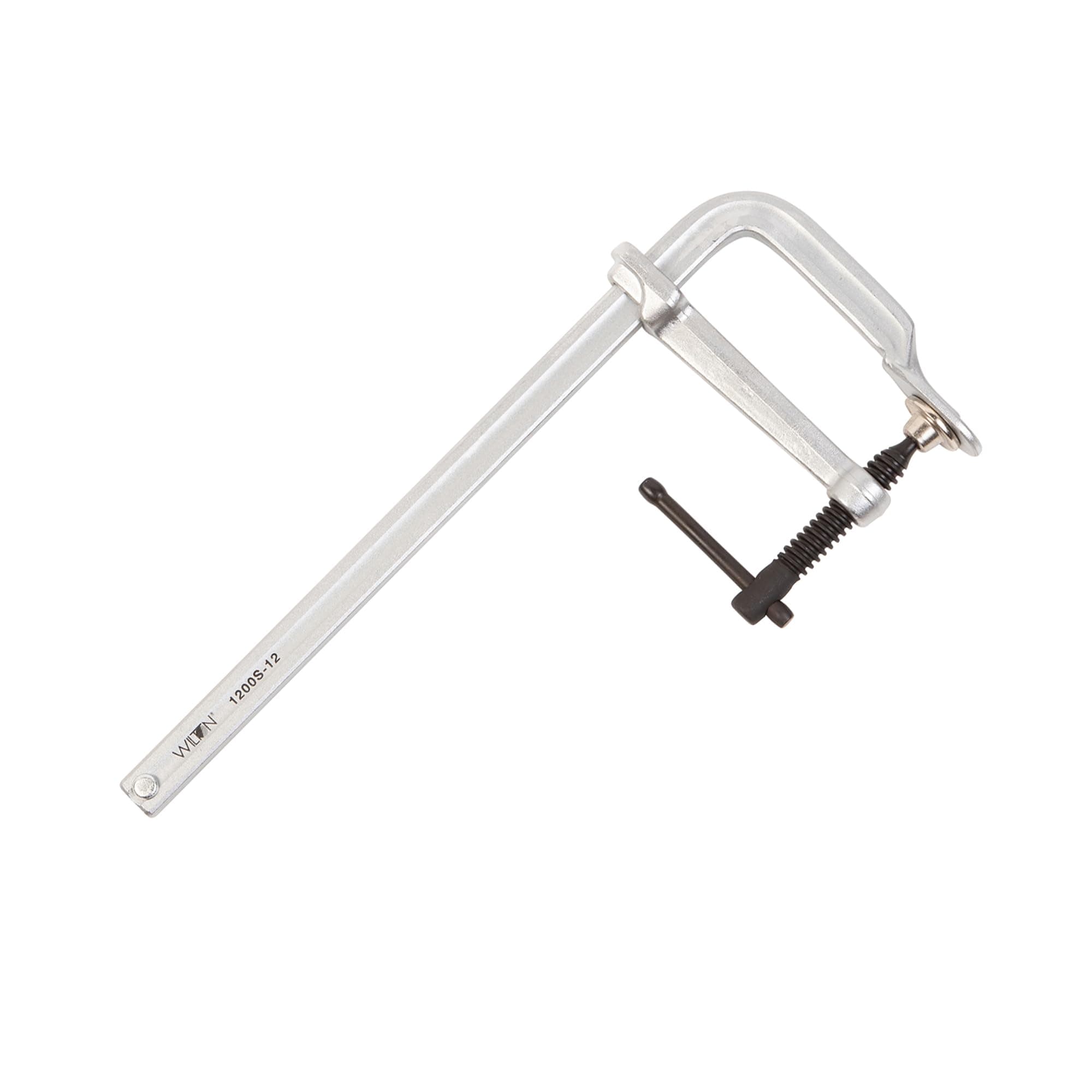 Wilton Light-Duty F-Clamp, 12" Opening, 4-3/4" Throat, 1200 Lbs. Clamping Force (Model 1200S-12)