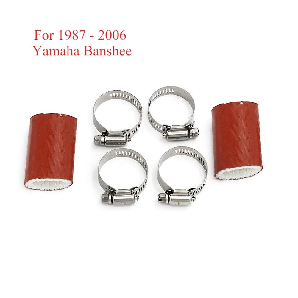 Cosmoska exhaust pipe clamps For Yamaha Banshee YZF350 YFS200 Raptor Blaster KX80 KX125 KX250 CR80 CR125 CR250 CR450 TRX250R CR KX RM FMF DG Quads Dirt Bikes Exhaust Coupling Clamp