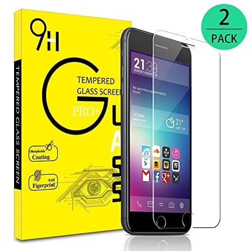 Additt iPhone 8 Screen Protector [2 Pack] 0.3mm Ultrathin Tempered Glass Premium High Definition (HD) / 9H Hardness / Explosion Proof Front Screen Protector for 2017 4.7-inch Apple iPhone 8 /7/ 6s /6