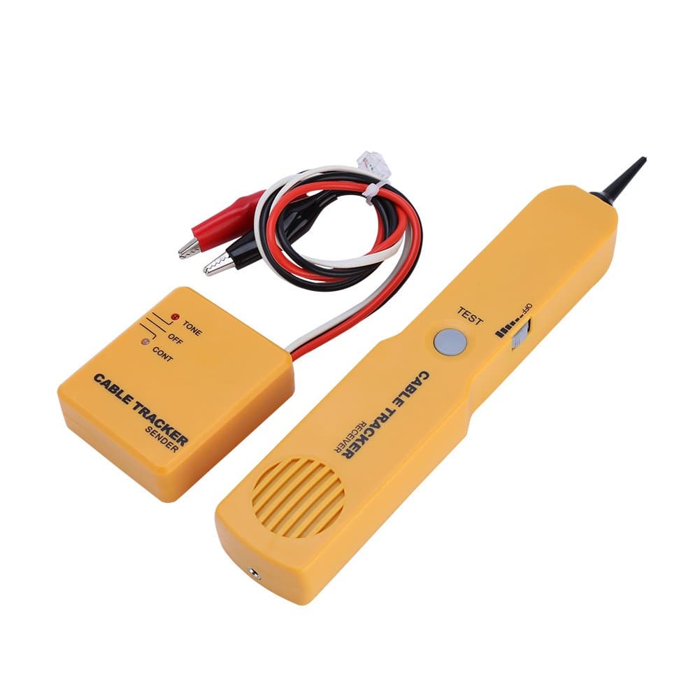 Cable Tracker, Portable RJ11 Network Cable Tester Toner Wire Tracker Tone Line Finder Detector Networking Tool network adapter Cable Tester