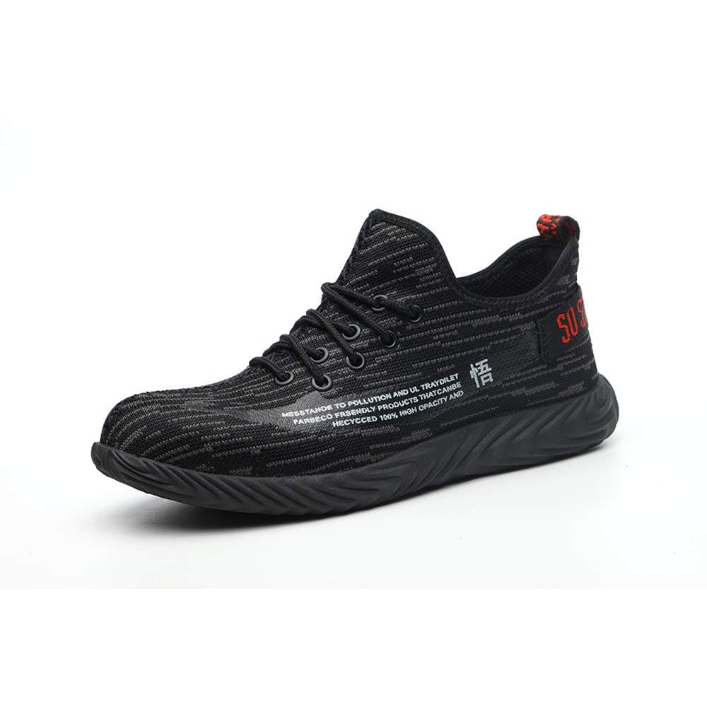 XM Safety Shoes for Men, Work Construction Sneakers, Breathable Lightweight Comfortable Steel Toe Shoes for Women …