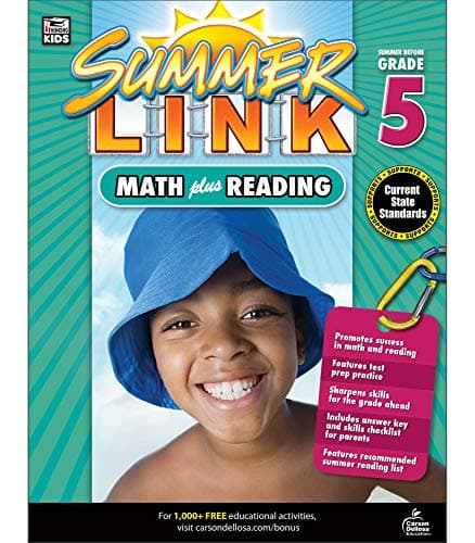 Math Plus Reading Workbook: Summer Before Grade 5 (Summer Link)