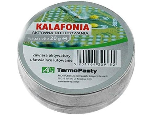 AGT-033 Flux rosin based, AG TERMOPASTY KALAFONIA-20, resin, No Clean, RMA /uk