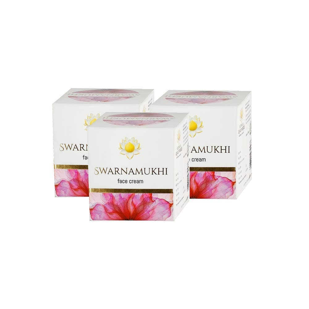 Kerala Ayurveda Swarnamukhi Face Cream - 20 g (Pack of 3)