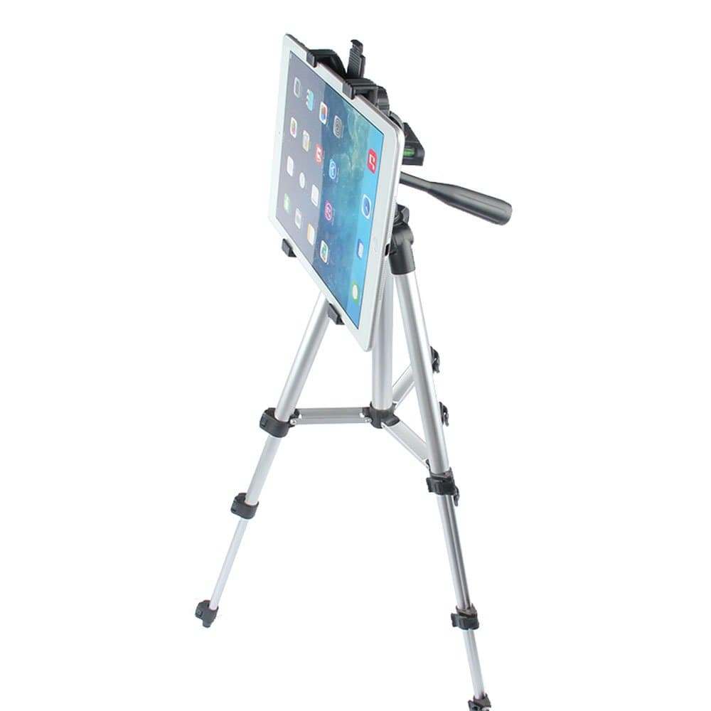 Marrkey Tripod Mount Floor Stand for iPad,Floor Tablet Holder 360°Rotatable,Height Adjustable 13.8 to 42.5inch Tablet Clamp Holder for iPad 9.7,iPad Air,iPad Mini.