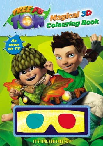 Tree Fu Tom: Magical 3D Colouring Book Paperback – 31 January 2013
