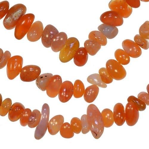 Carnelian 12mm Smooth Nugget Genuine Natural Stone Beads Strand 15.5"