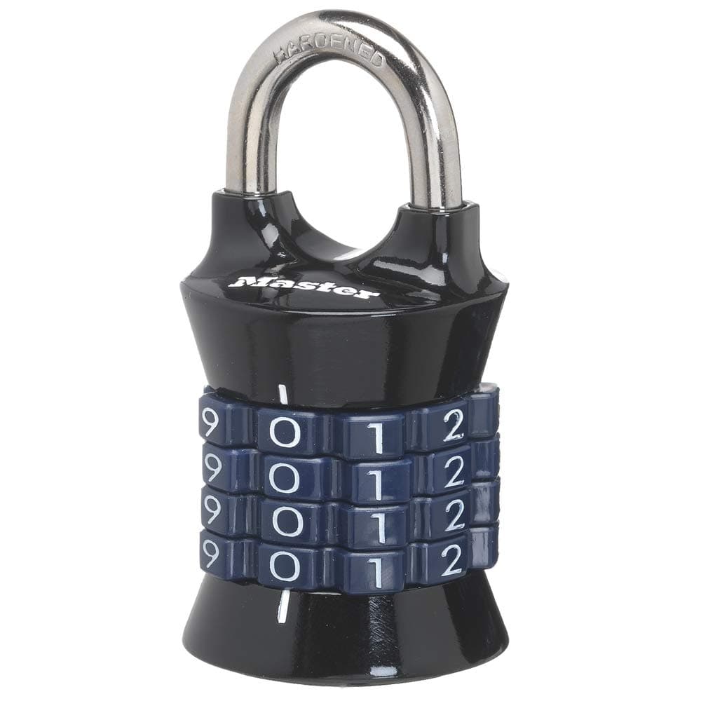 Combination Lock, Set Your Own Combination Lock for Gym and School Lockers, Indoor Combo Padlock, Colors May Vary, 1535D
