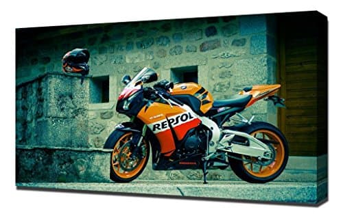Lilarama USA Pingoo Prints Honda CBR Repsol - Canvas Art Print - Wall Art - Canvas Wrap