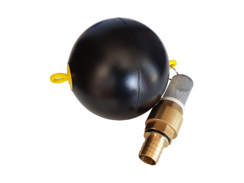 Floating Extraction Filter with Check Valve Water Pump Float Ball Does Not Fit IBC with Small Inlet Opening DN150