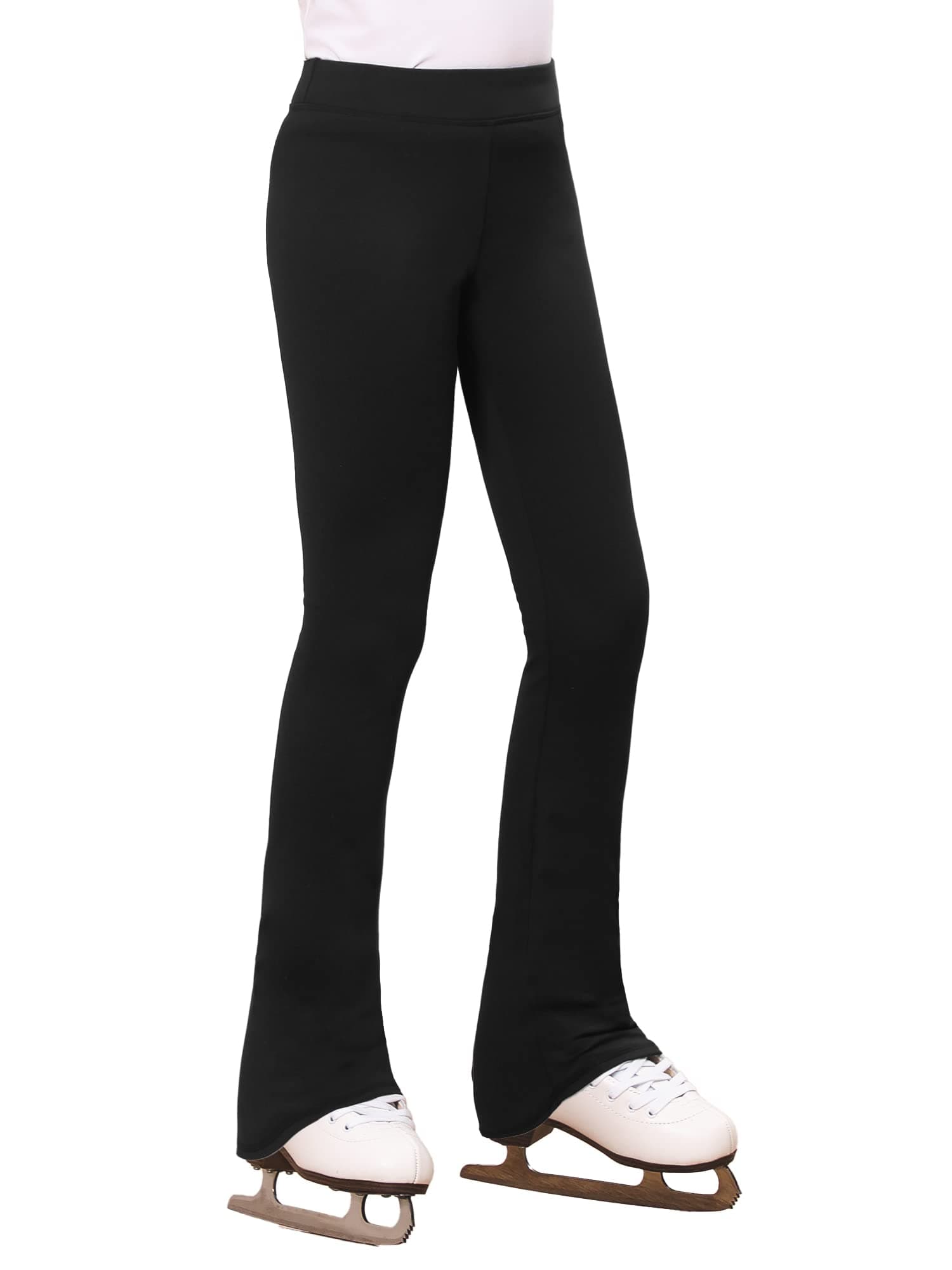 Stelle Girl's Figure Skating Pants Ice Skating Leggings Polar Fleece Warm Practice Training Wear