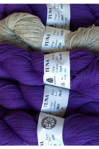Glimakra Hanna Purple DWeave Blanket Kit