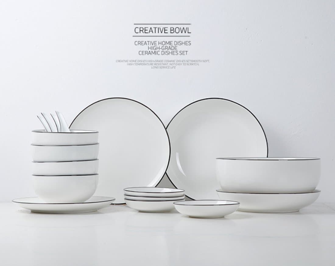 Enamel Plates, high-grade ceramic sauce dish, Reactive Glaze Dinnerware Set