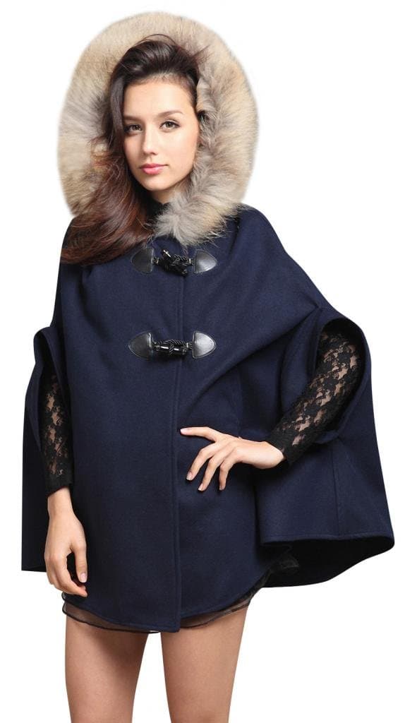CgQgXn Womens Luxurious Comfortable Wrap Cloak Cape