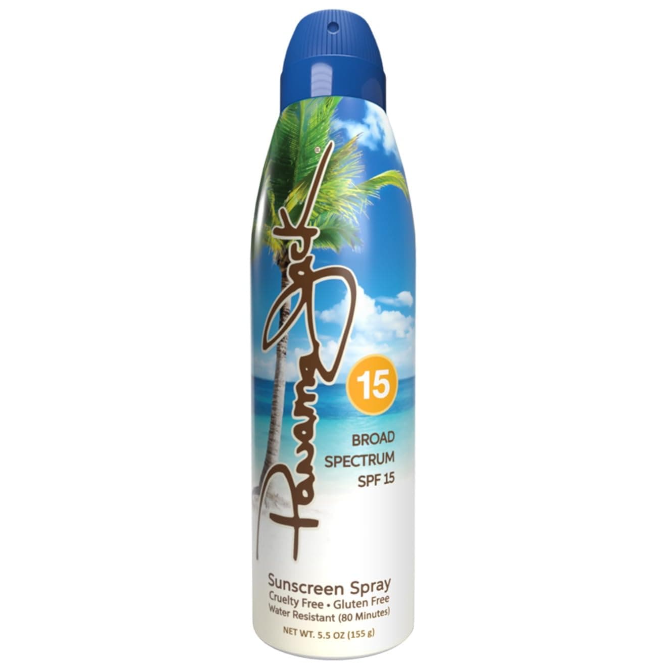 Panama Jack Continuous Spray Sunscreen, Spf 15, 5.5 Ounce