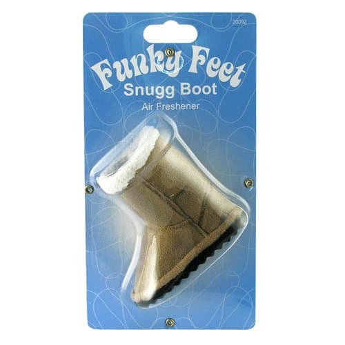 New Funky Feet Snugg Boot Air Freshener Car Home Van Vehicle Smelly fragrance